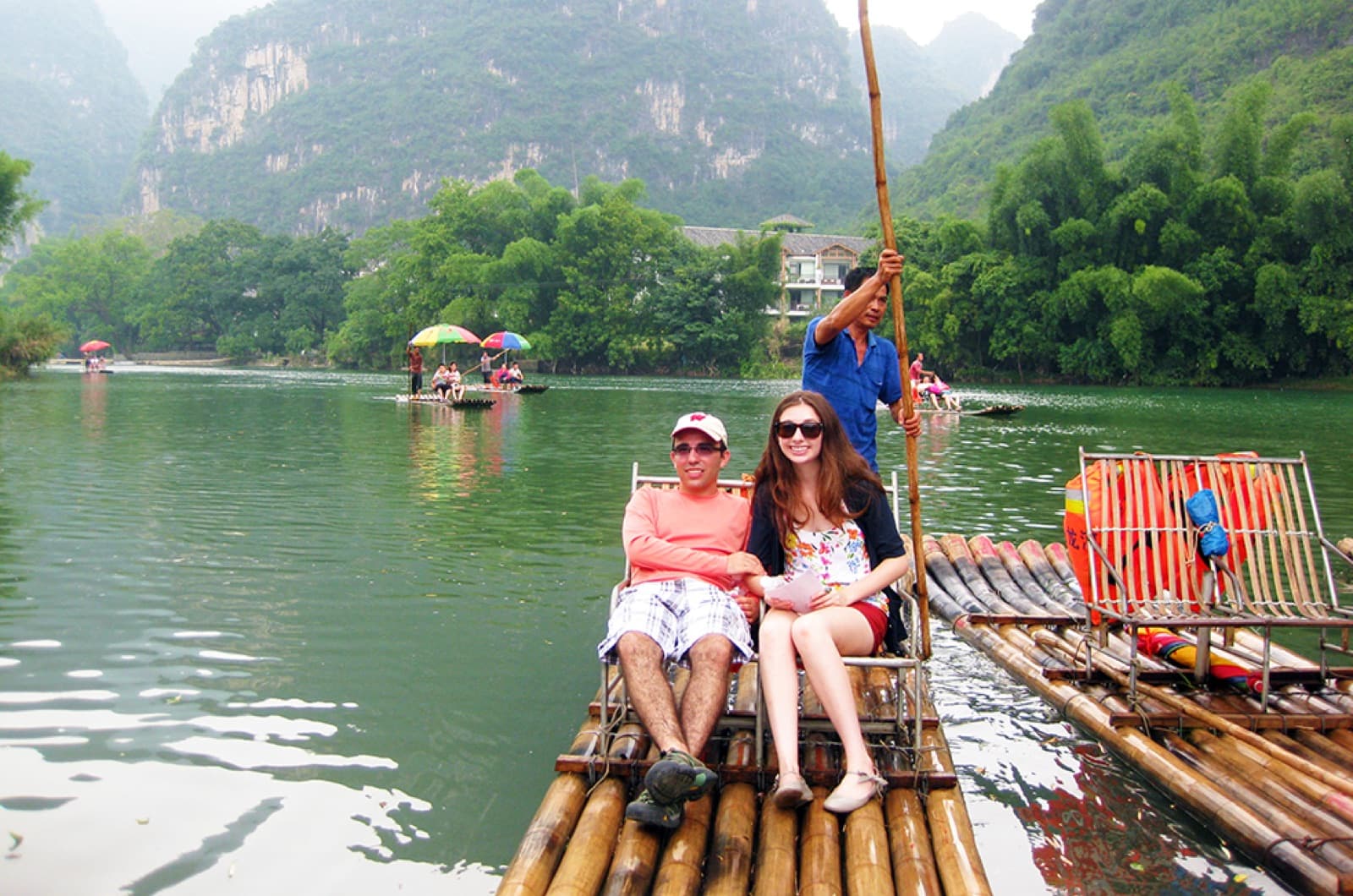 Yulong River Bamboo Rafting main view